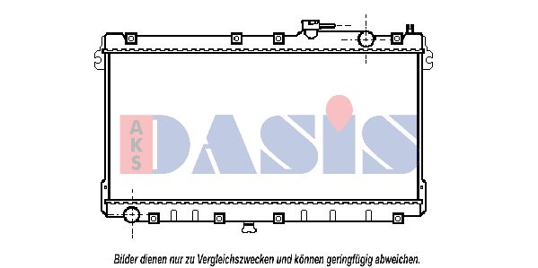 AKS DASIS Радиатор, охлаждение двигателя 110380N